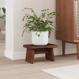 vidaXL Kruk Naturel 29 x 20 x 17 cm Mahoniehout
