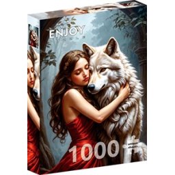 Lady and the Wolf Puzzel (1000 stukjes)