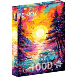 Van Life at the Beach Puzzel (1000 stukjes)