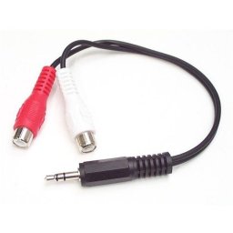 StarTech 3,5mm Jack naar 2x Tulp M/F