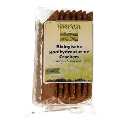 Boerjan Crackers Naturel Koolhydraatarm