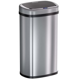 Sensor afvalbak roestvrij staal 40L