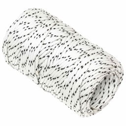 vidaXL Multifunctioneel gebruikstouw 2 mm 50 m Wit Polyester