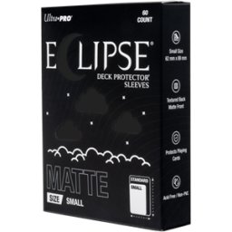 Eclipse Matte Small Sleeves - Jet Black (60 stuks) - Boxed