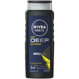 Nivea Men Deep Extreme 3-In-1 Shower Gel