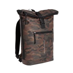 New Rebels Mart New York Camouflage Groen 21L Rugtas Rolltop Waterafstotend Laptop 15.6"