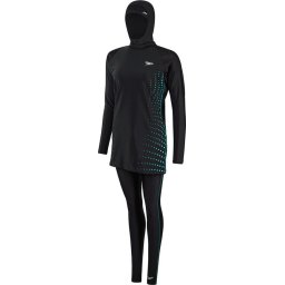 Speedo 3 Piece Swim Set - 44 - Dames - Zwart / Groen