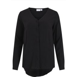 VILA - maat 44 - VIPAYA V-NECK L/S SHIRT - NOOS - Dames - Blouses