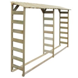 vidaXL Haardhoutopslag 300x44x176 cm geïmpregneerd grenenhout