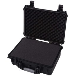 vidaXL Beschermende materiaalkoffer 40,6x33x17,4 cm zwart