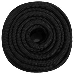 vidaXL Multifunctioneel gebruikstouw 20 mm 25 m Zwart PP