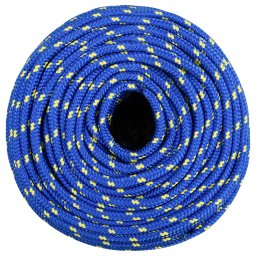 vidaXL Multifunctioneel gebruikstouw 6 mm 250 m Blauw PP