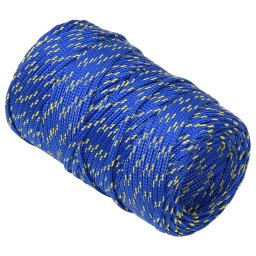 vidaXL Multifunctioneel gebruikstouw 2 mm 250 m Blauw PP