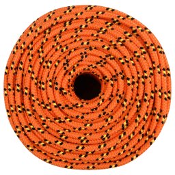 vidaXL Multifunctioneel gebruikstouw 10 mm 250 m Oranje PP