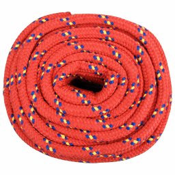 vidaXL Multifunctioneel gebruikstouw 20 mm 50 m Rood PP