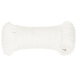 vidaXL Multifunctioneel gebruikstouw 5 mm 25 m Wit PP