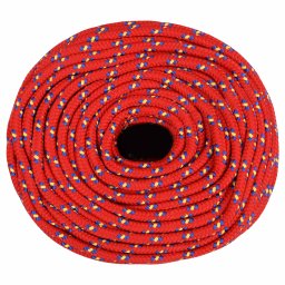 vidaXL Multifunctioneel gebruikstouw 10 mm 25 m Rood PP