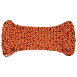 vidaXL Multifunctioneel gebruikstouw 5 mm 25 m Oranje PP