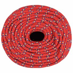vidaXL Multifunctioneel gebruikstouw 6 mm 250 m Rood PP