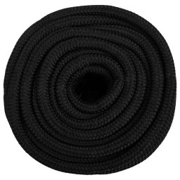 vidaXL Multifunctioneel gebruikstouw 16 mm 50 m Zwart PP