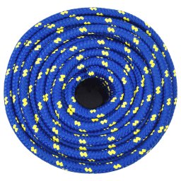 vidaXL Multifunctioneel gebruikstouw 14 mm 25 m Blauw PP
