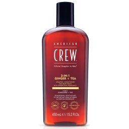 American Crew 3-In-1 Energizing Shampoo, Conditioner & Bodywash Gember