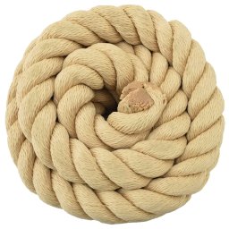 vidaXL Multifunctioneel gebruikstouw 50 mm 5 m Naturel PP