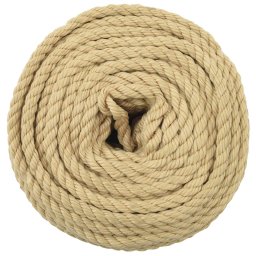 vidaXL Multifunctioneel gebruikstouw 8 mm 25 m Naturel PP