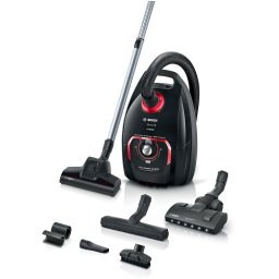 Bosch BGL8POW0L Stofzuiger met zak Zwart