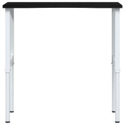 vidaXL Werkbank 100x60x(71,5-98) cm eikenhout donkerbruin