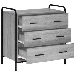 vidaXL Ladenkast Grijs Sonoma 70 x 39,5 x 71 cm Bewerkt hout