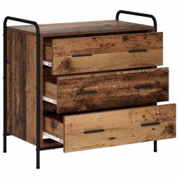 vidaXL Ladenkast Oud hout 70 x 39,5 x 71 cm Bewerkt hout