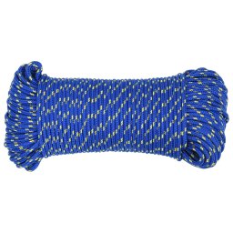 vidaXL Multifunctioneel gebruikstouw 3 mm 25 m Blauw PP