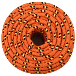 vidaXL Multifunctioneel gebruikstouw 14 mm 25 m Oranje PP