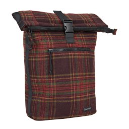 New Rebels Scott New York Rugtas Rollable 17-21L Werktas Laptoptas 15,6” Burgundy