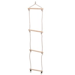 vidaXL Touwladder en veiligheidshandgrepen 30x150,5 cm PE