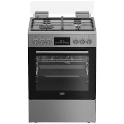 Beko FBE6133XS NL Gasfornuis Zwart