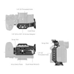SmallRig 6023 Hawklock Quick Release Half Cage For Sony A7 V / A7R V / A7 IV