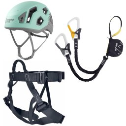 SINGING ROCK Packet Ferrata Penta mint - Klettersteigset 48-54cm