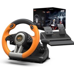 PXN - V3 Pro - Race Stuur met Pedalen & Flippers - Game Stuur - Geschikt voor PS4 - Xbox One - PC -