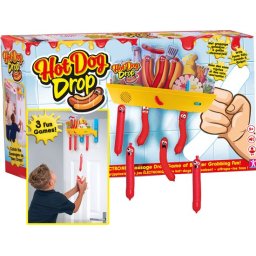 Hot Dog Drop Spel - Vang de vallende worstjes - Leuk familie actiespel