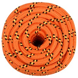 vidaXL Multifunctioneel gebruikstouw 20 mm 100 m Oranje PP