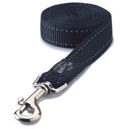 ROGZ FOR DOGS FANBELT LONG LIJN ZWART 20 MMX1,8 MTR