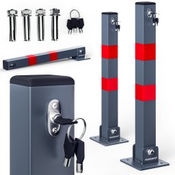 Parkeerslagboom 2 stuks incl Sleutel