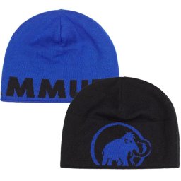 MAMMUT Logo Beanie eiger blue/black - Muts