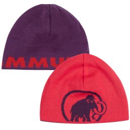 MAMMUT Logo Beanie grape/sunset - Muts