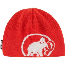 MAMMUT Tweak Beanie mammut red/white - Muts
