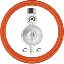 Cellfast Gasregelaar met manometer, slang 2 x band KIT