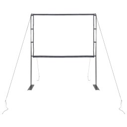 vidaXL Projectiescherm met standaards 100 inch 4:3