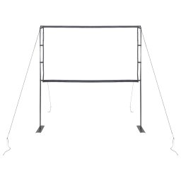 vidaXL Projectiescherm met standaards 100 inch 16:9